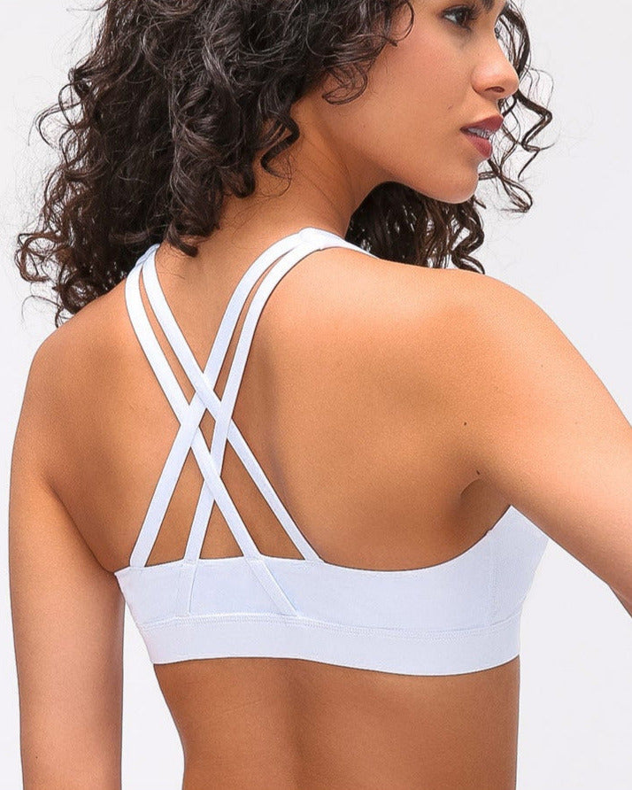 Mindstream Seamless Cross Sport BH - Weiß vrshWOMENS