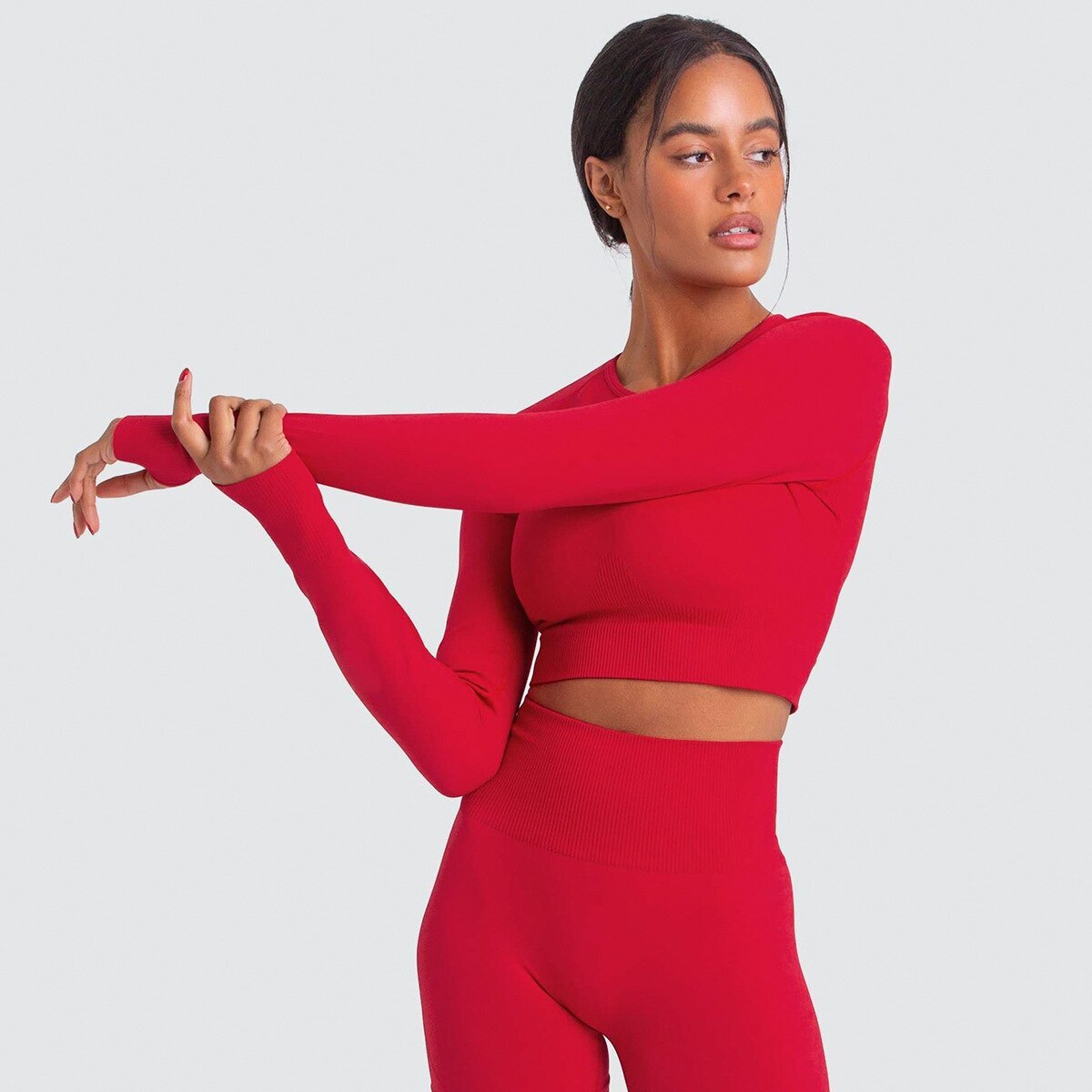Adapt Seamless Long Sleeve Crop Top