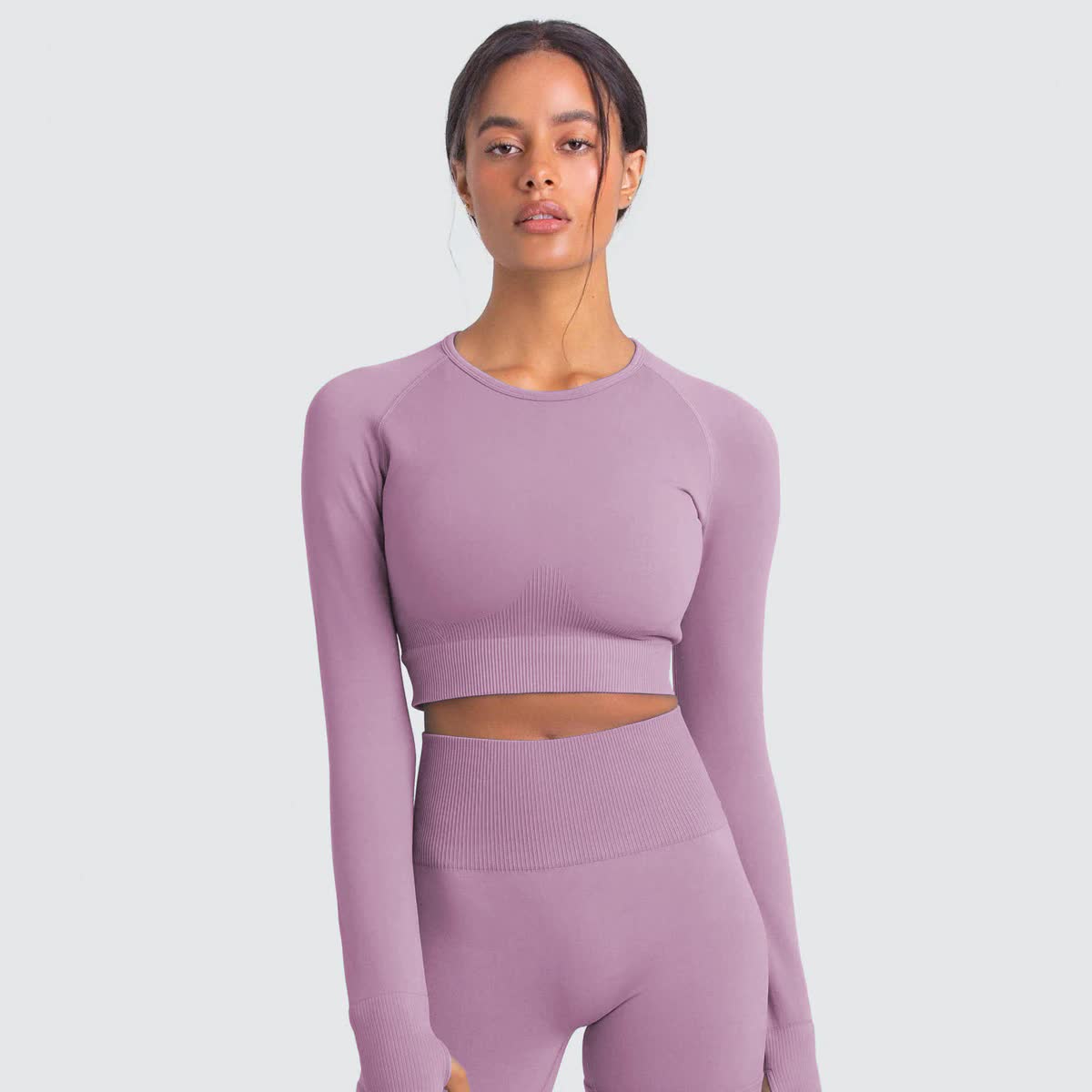 Adapt Seamless Long Sleeve Crop Top vrshWOMENS