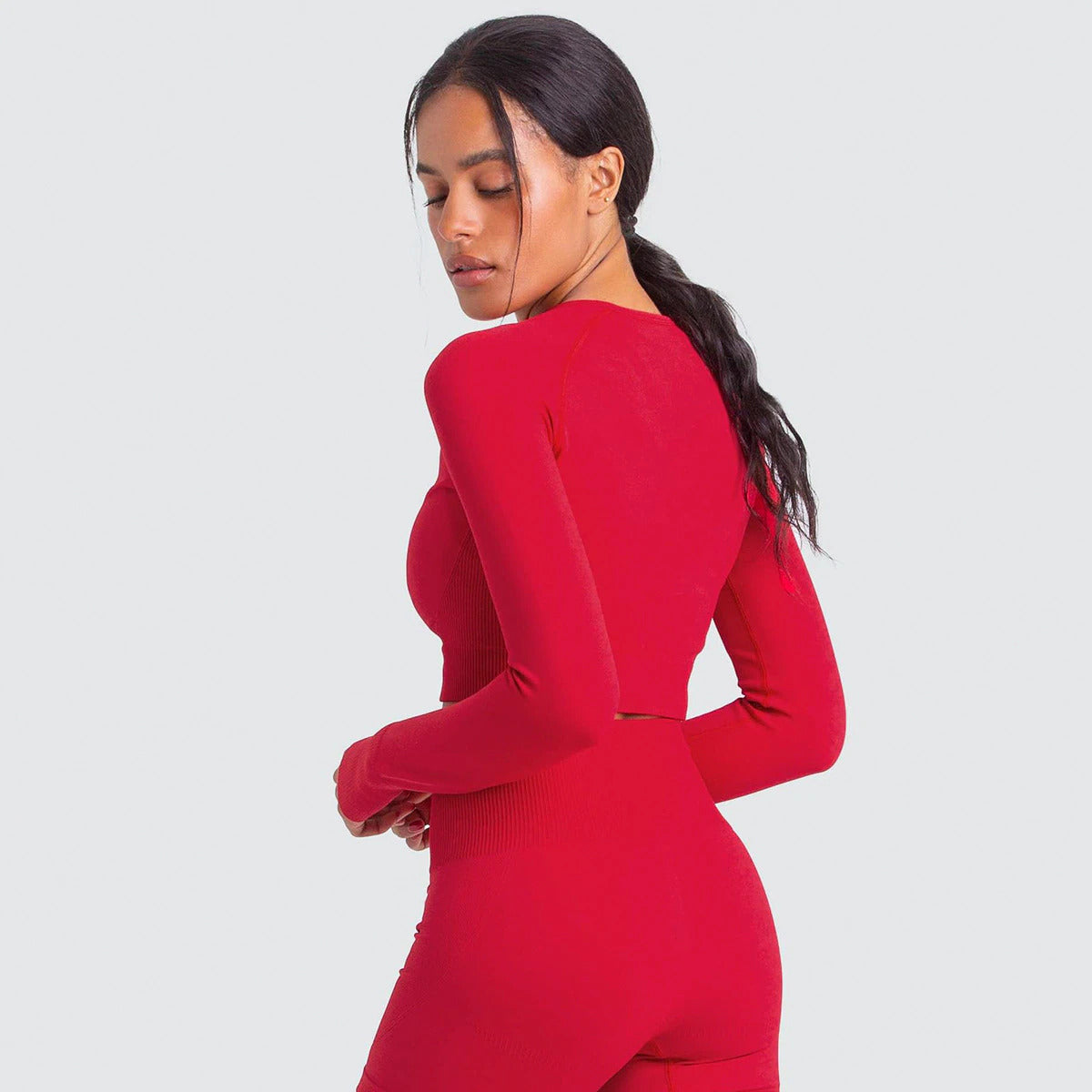 Adapt Seamless Long Sleeve Crop Top