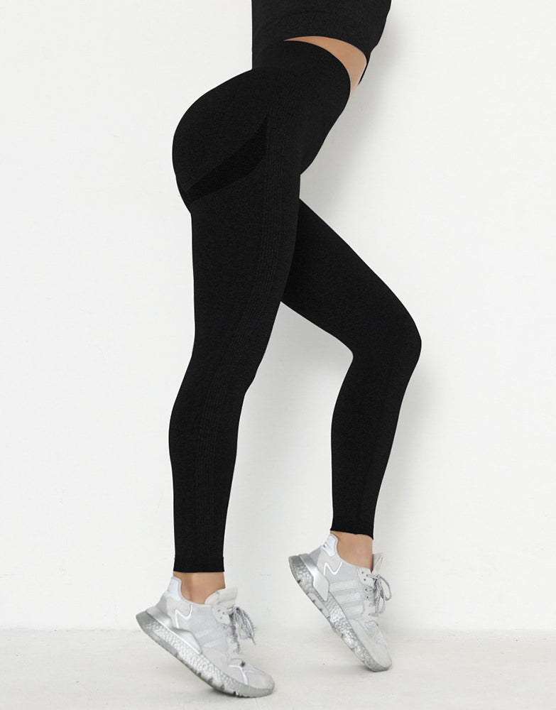 Seamless Scrunch Leggings - Schwarz vrshWOMENS