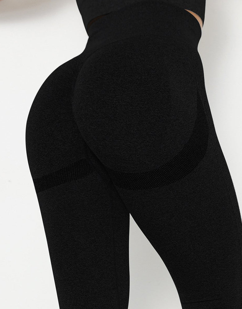 Seamless Scrunch Leggings - Schwarz vrshWOMENS