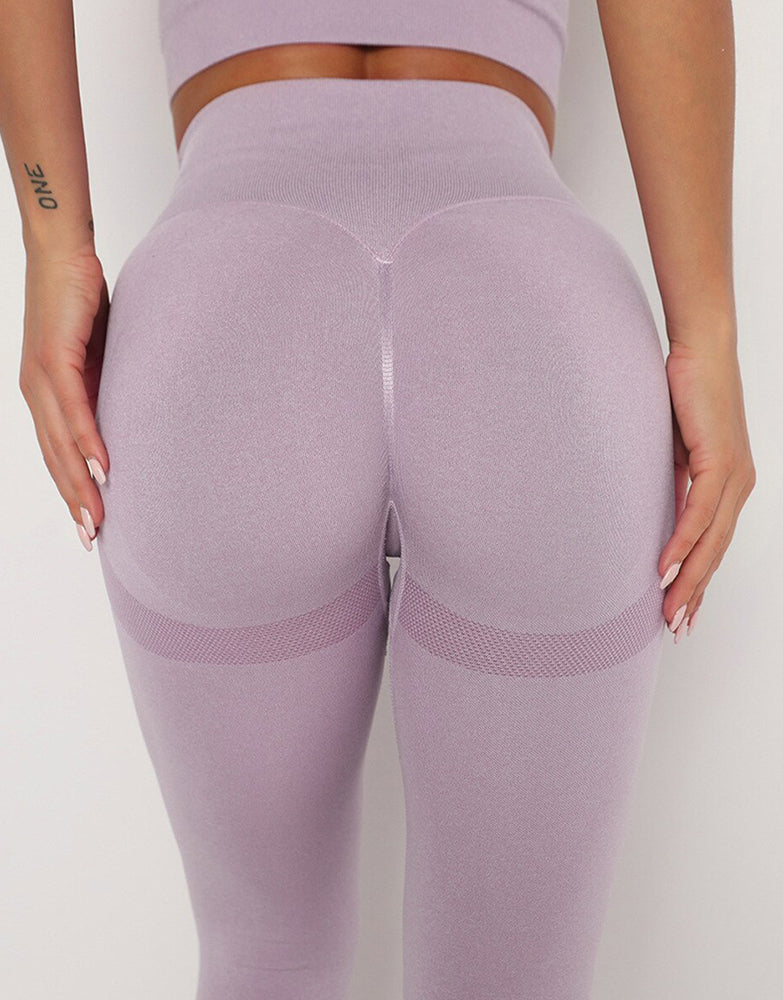 Seamless Scrunch Leggings - Violett vrshWOMENS