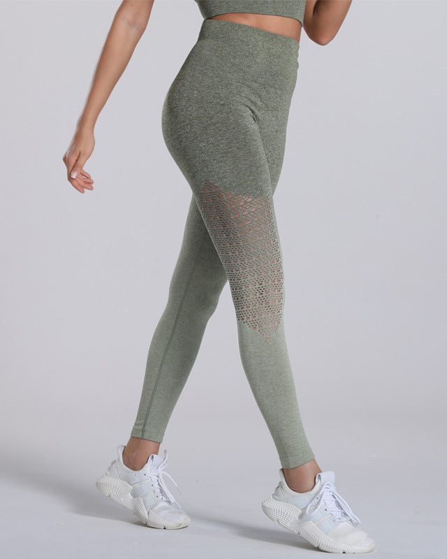 <b>Air Ombre Seamless Leggings </b><br>Dunkelgrün Meliert/Grün