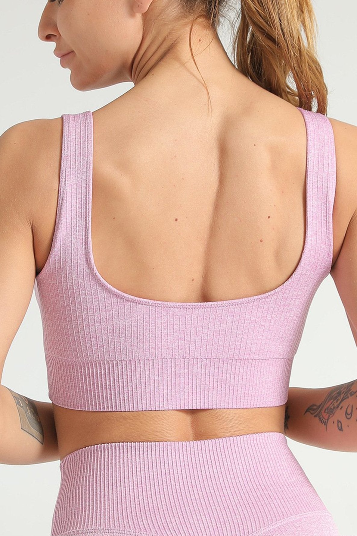 Seamless Rib Sport BH vrshWOMENS