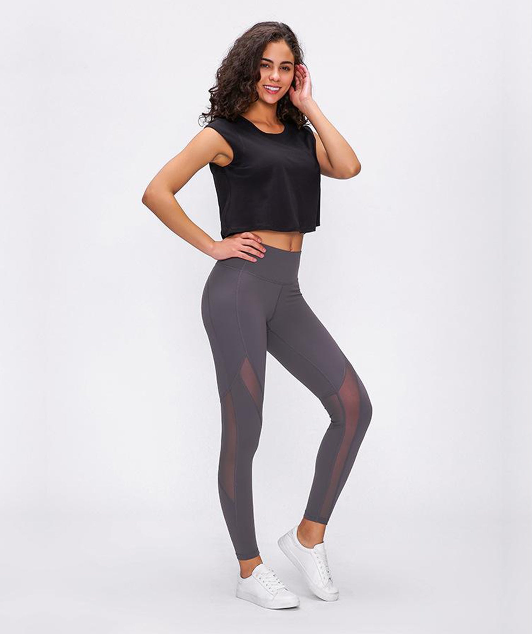 Lightweight Essential Crop Top - Black vrshWOMENS