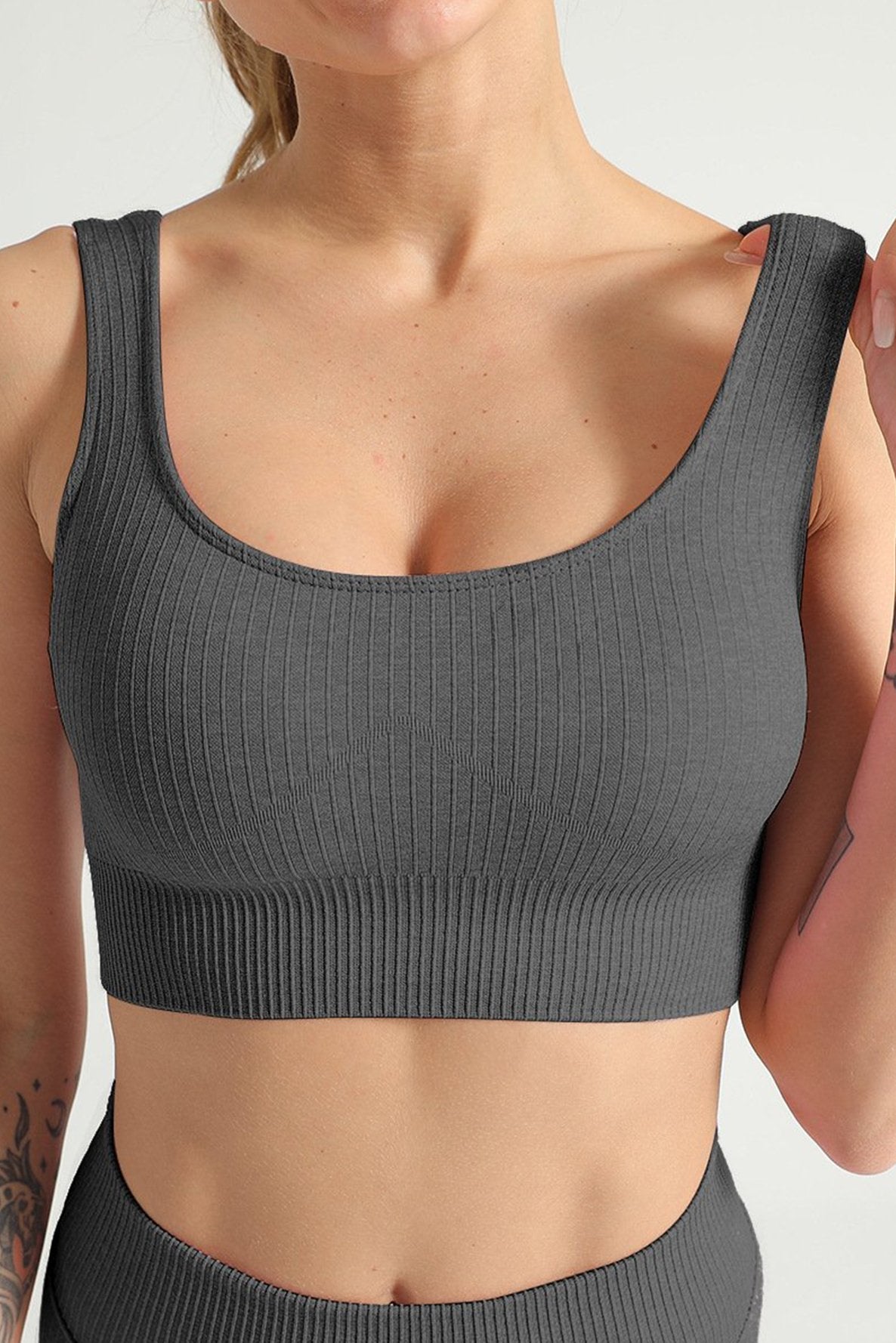 Seamless Rib Sport BH vrshWOMENS