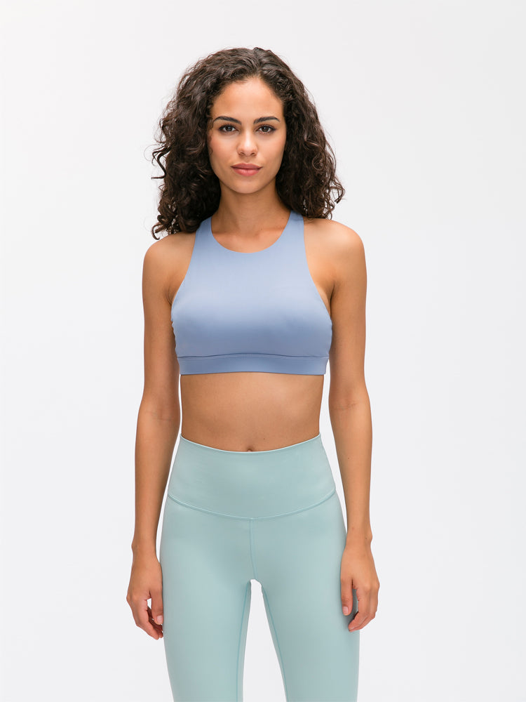Mindstream Seamless Cross Sport BH - Blau vrshWOMENS