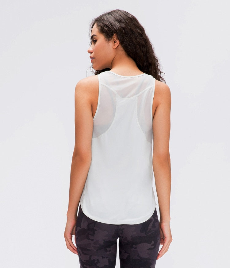 Lightweight Mesh Tank Top - Hellgrün vrshWOMENS
