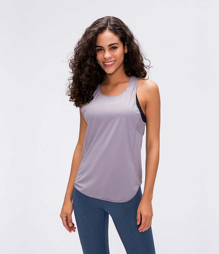 Lightweight Mesh Tank Top - Violett vrshWOMENS