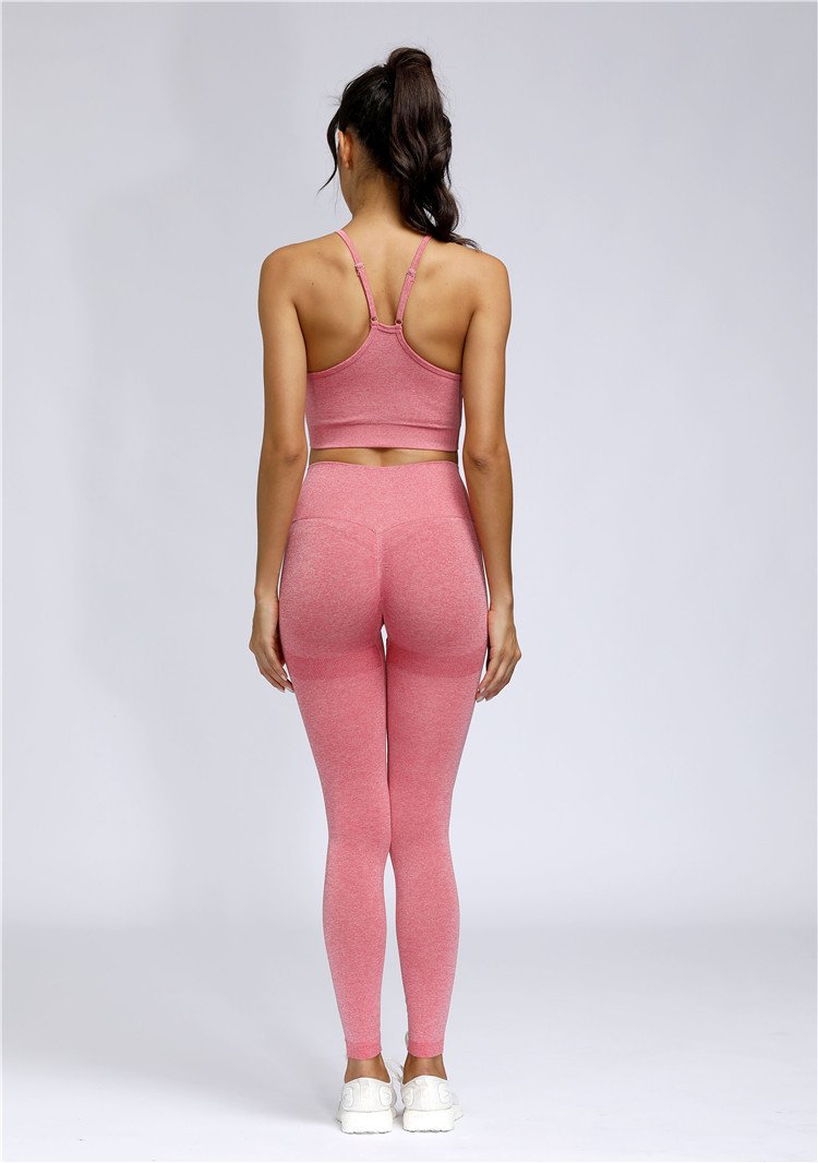 Seamless Scrunch Leggings - Pink vrshWOMENS