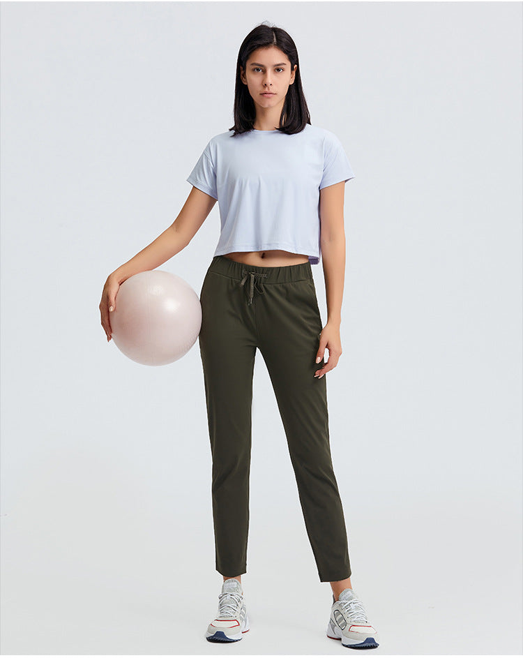 Lightweight Buttery Crop Top - Hellblau vrshWOMENS