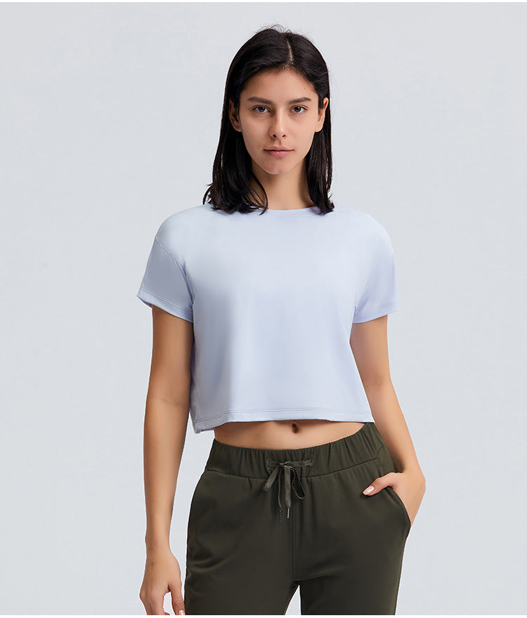 Lightweight Buttery Crop Top - Hellblau vrshWOMENS