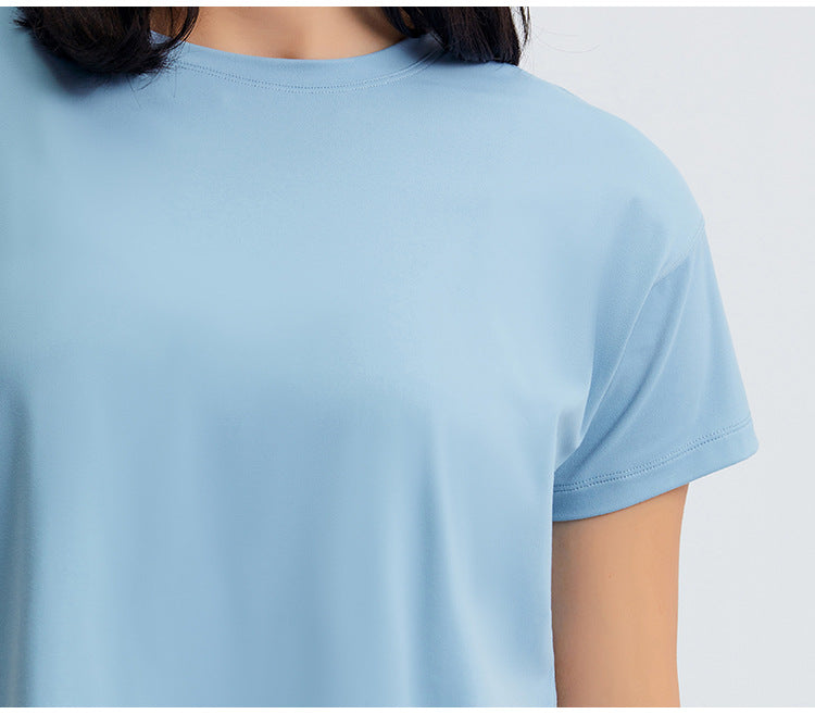Lightweight Buttery Crop Top - Blau vrshWOMENS