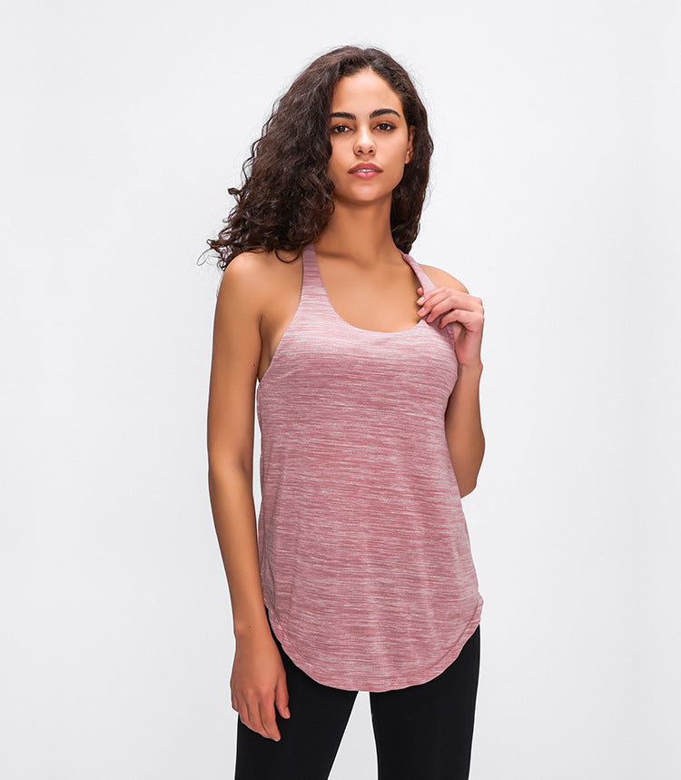 Lightweight Fly Tank Top mit integriertem BH - Rot Meliert vrshWOMENS