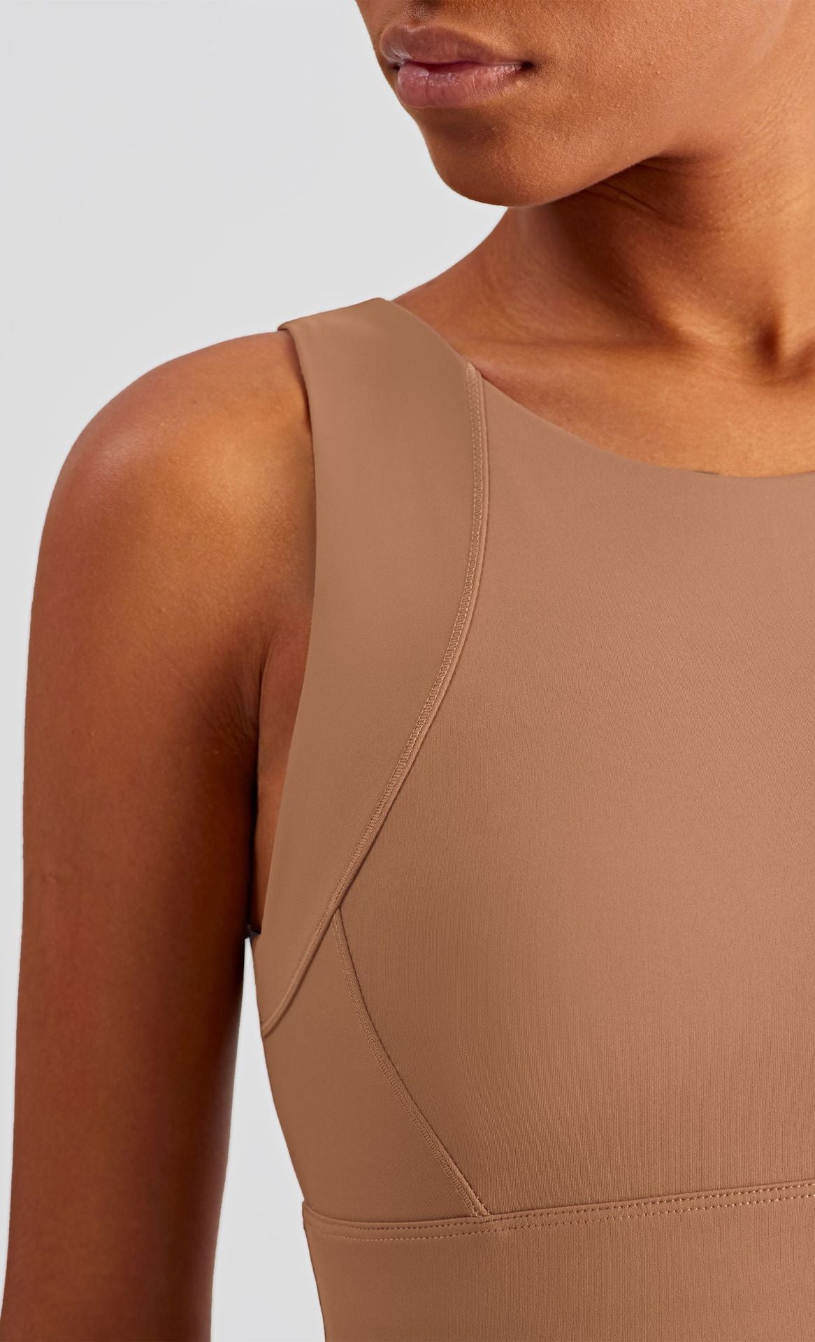 Run Pro Seamless Sports Bra - Caramel