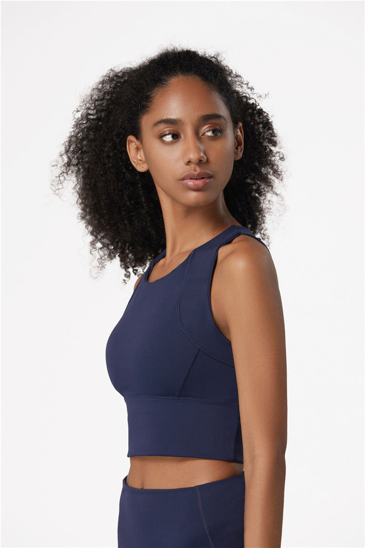 Run Pro Seamless Sports Bra - Dunkelblau vrshWOMENS