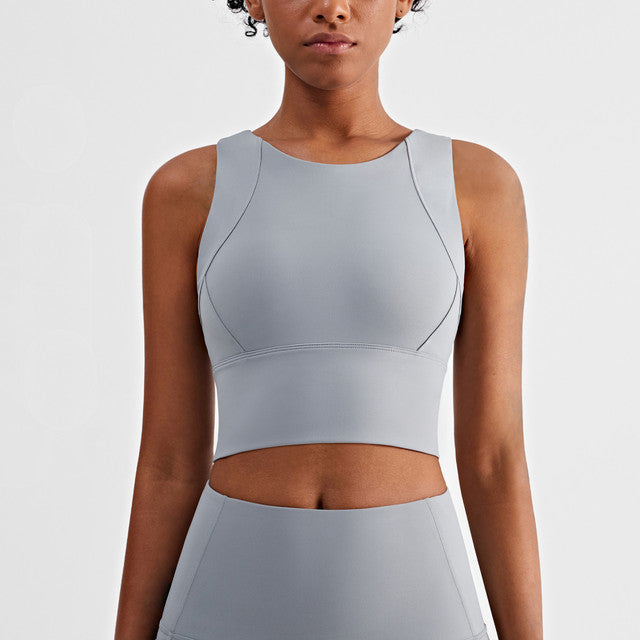 Run Pro Seamless Sports Bra - Grau vrshWOMENS