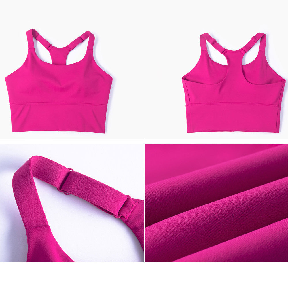 Run Pro Seamless Top mit integriertem Sport BH - Pink vrshWOMENS