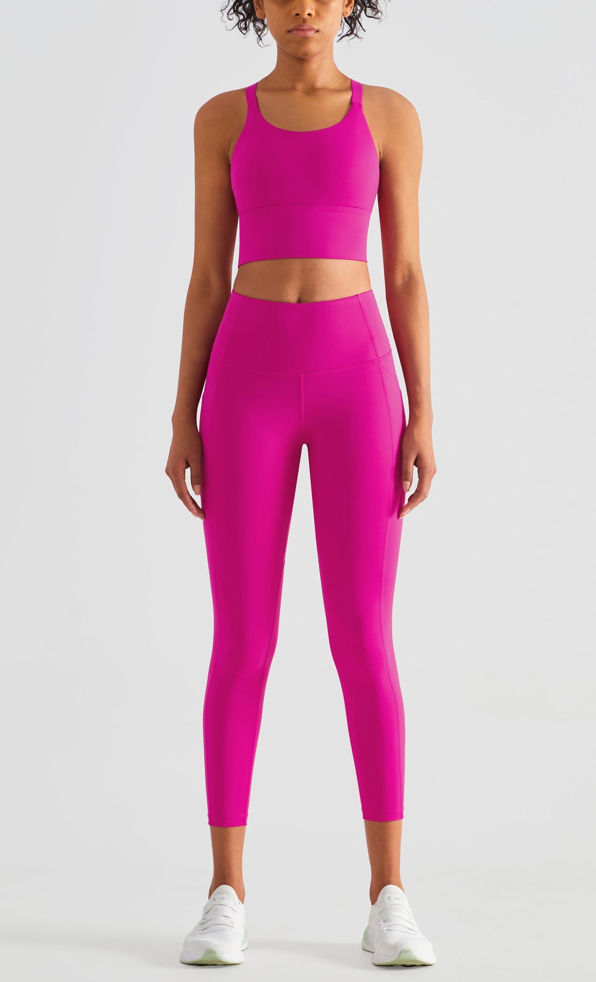 Run Pro Seamless Top mit integriertem Sport BH - Pink vrshWOMENS