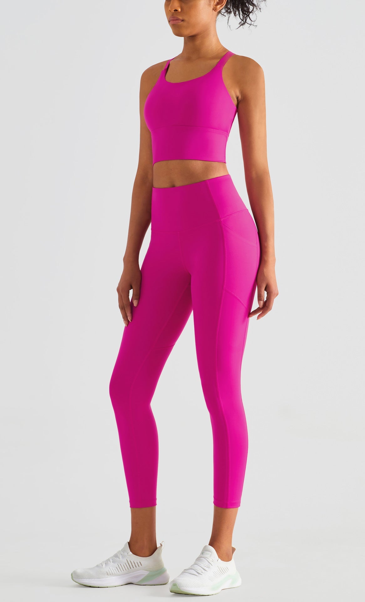 Run Pro Seamless Top mit integriertem Sport BH - Pink vrshWOMENS