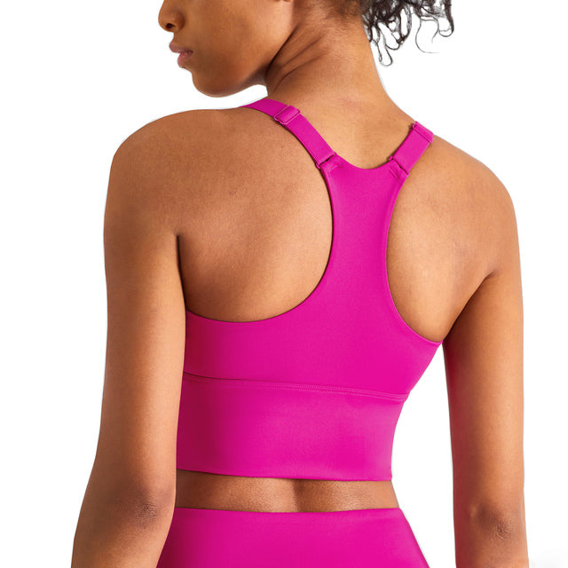 Run Pro Seamless Top mit integriertem Sport BH - Pink vrshWOMENS