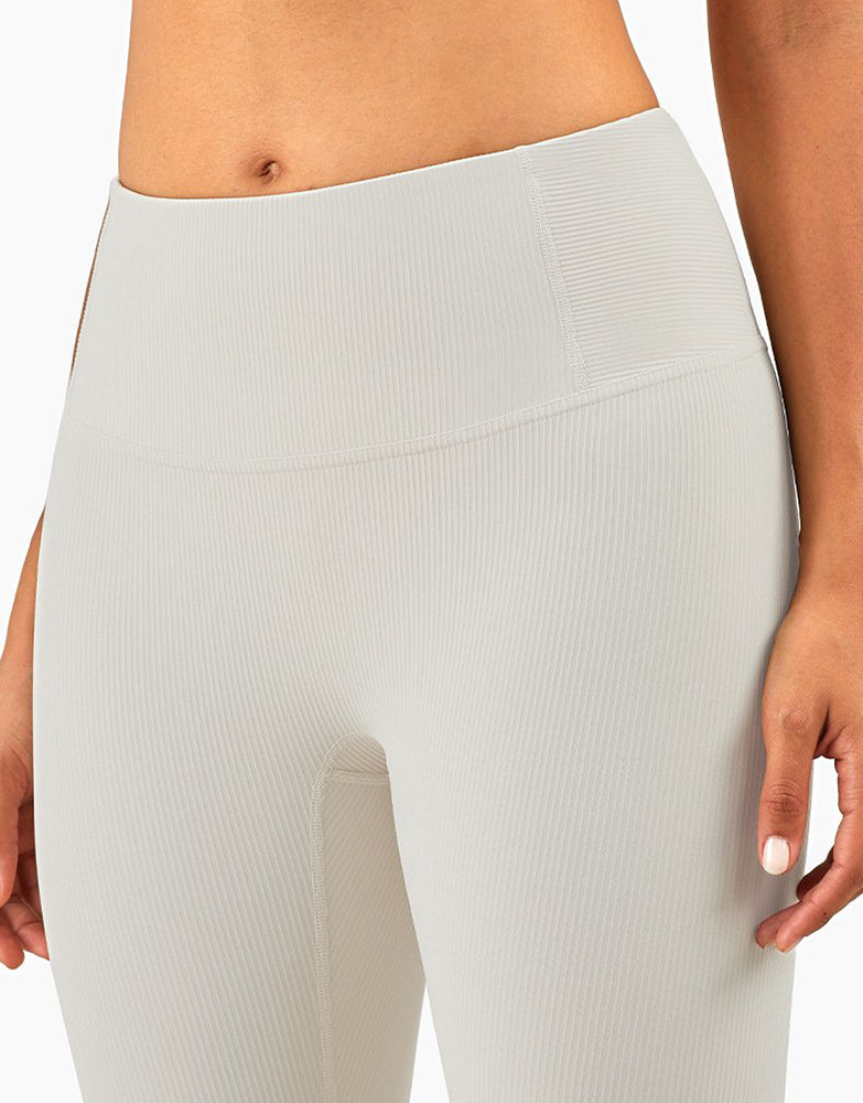 Ribbed Fit Leggings - Ivory vrshWOMENS