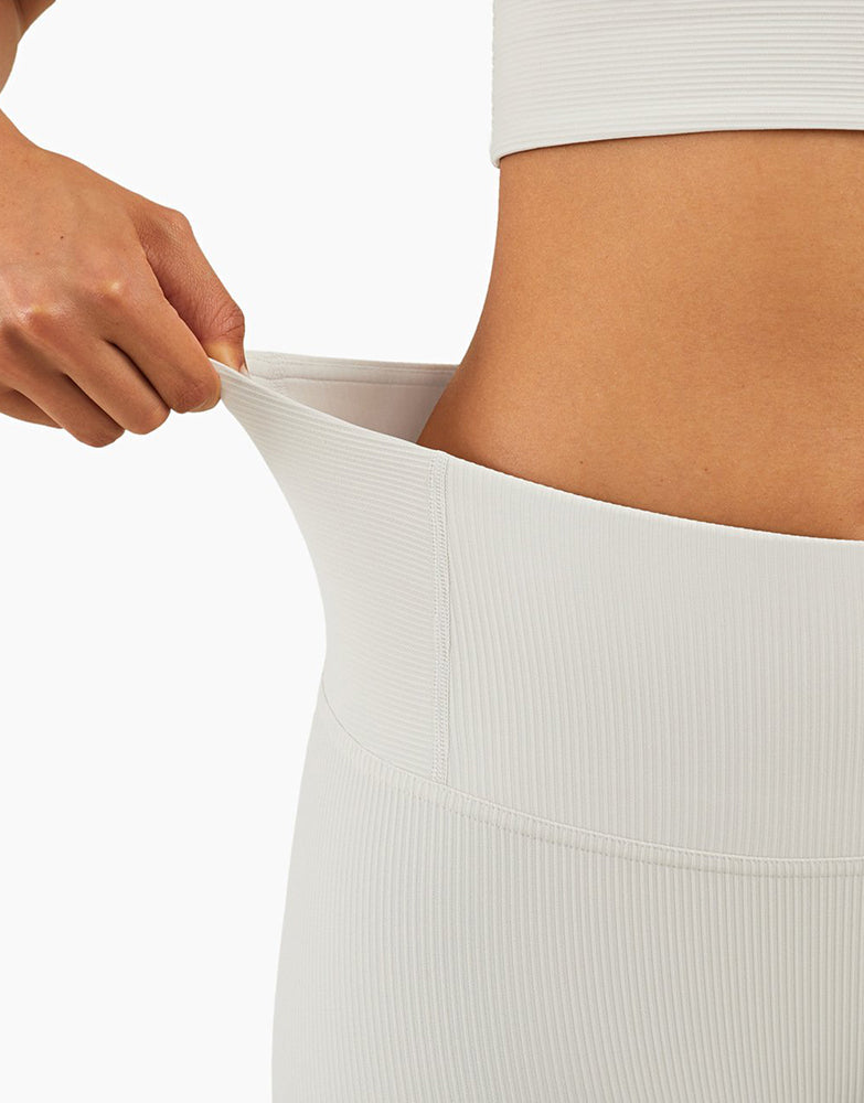 Ribbed Fit Leggings - Ivory vrshWOMENS