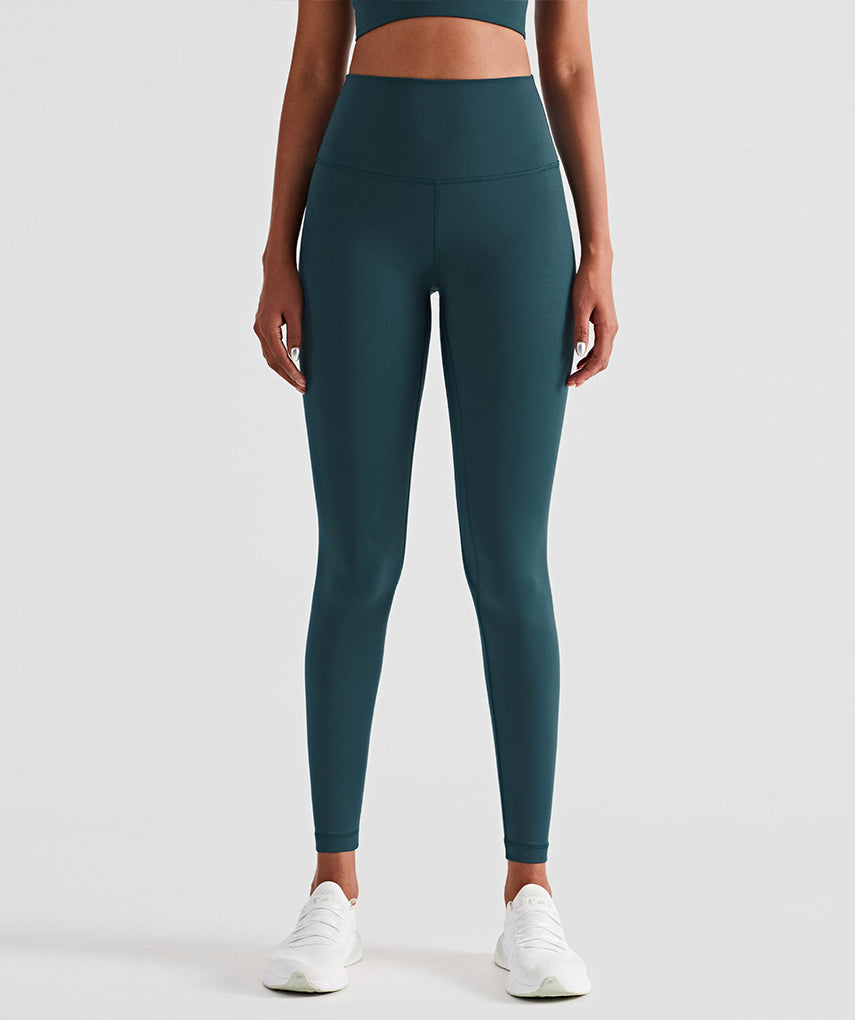Run 28" Seamless Leggings - Dunkelgrün