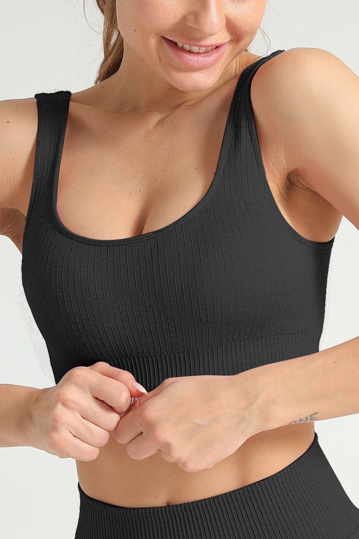 Seamless Rib Sport BH vrshWOMENS