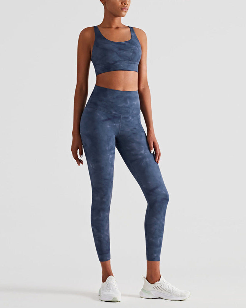 Motion Seamless Set - Tie Dye Blau vrshWOMENS
