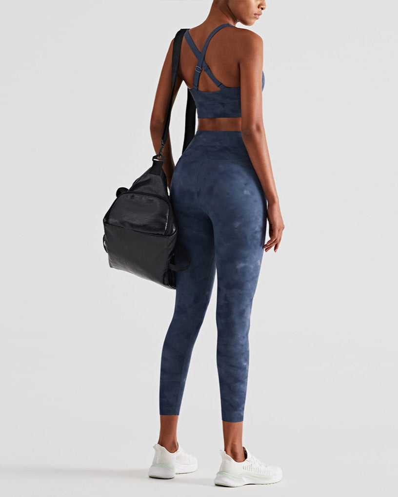 Motion Seamless Set - Tie Dye Blau vrshWOMENS