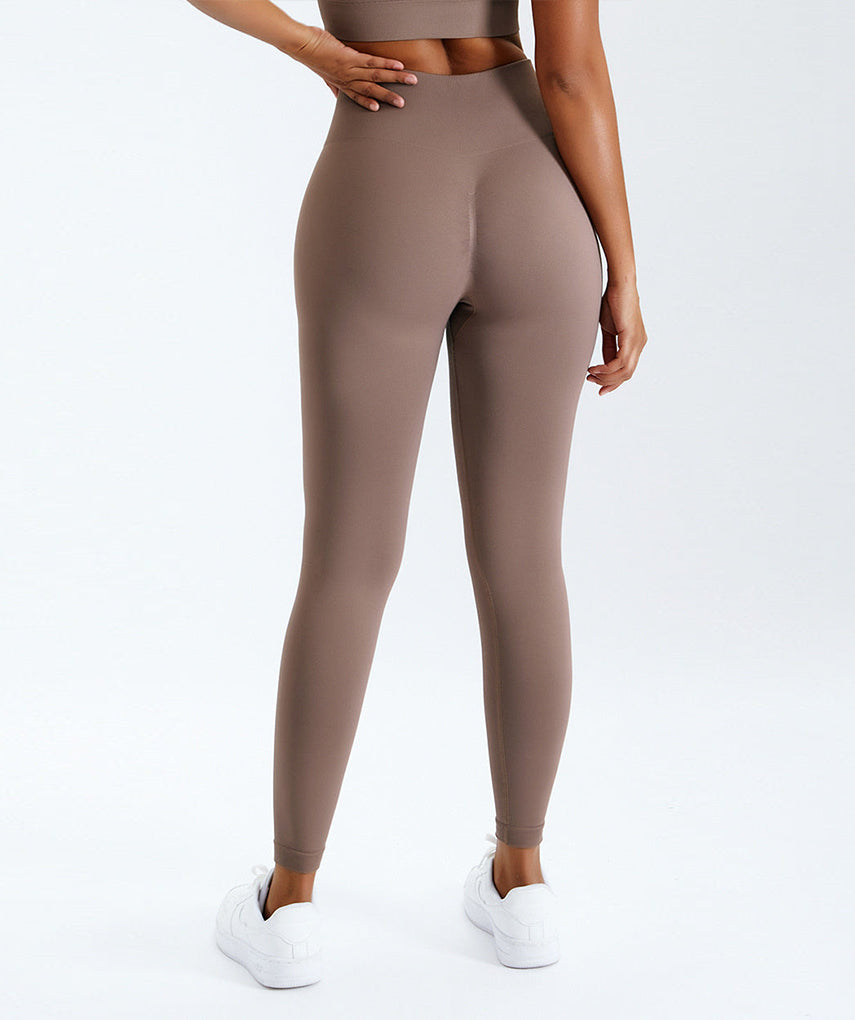 True Seamless Scrunch Leggings - Taupe vrshWOMENS