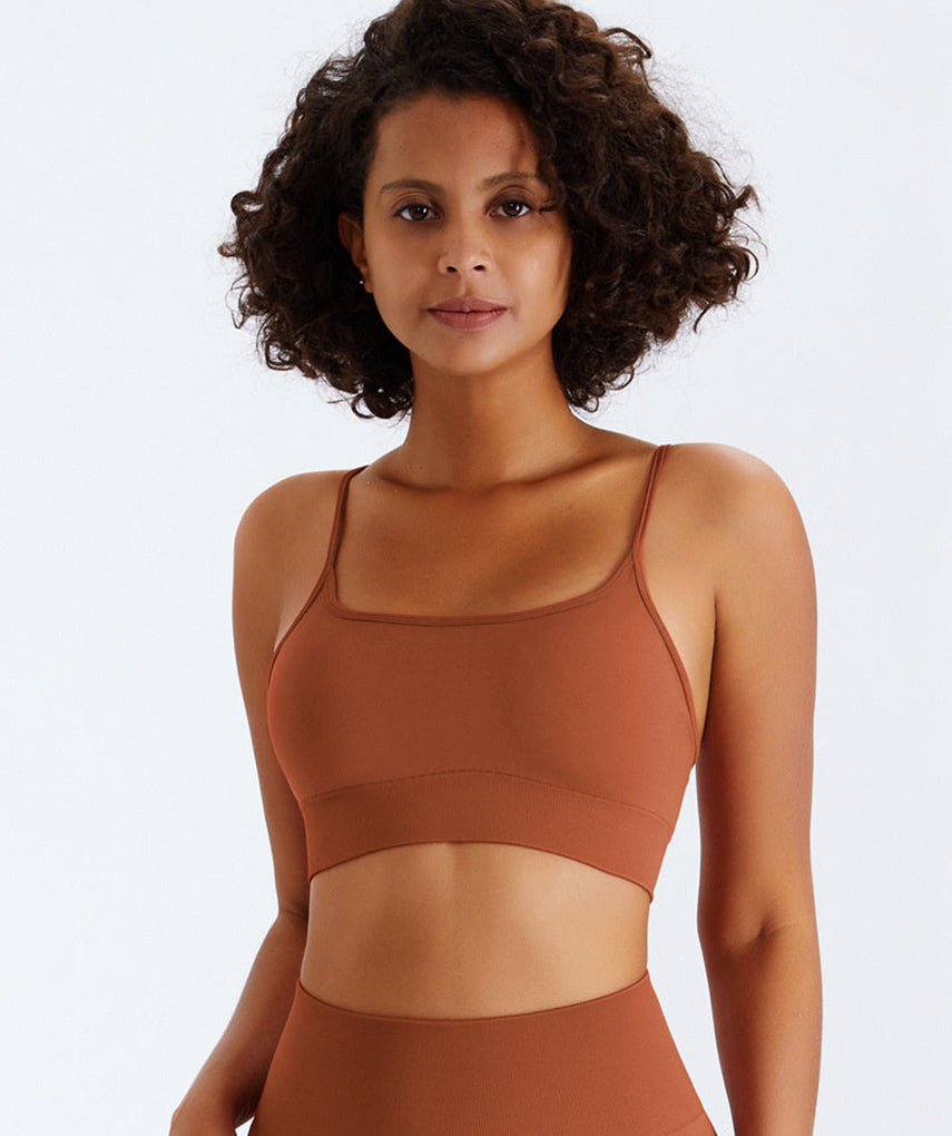 True Seamless Sports Bra - Orange vrshWOMENS