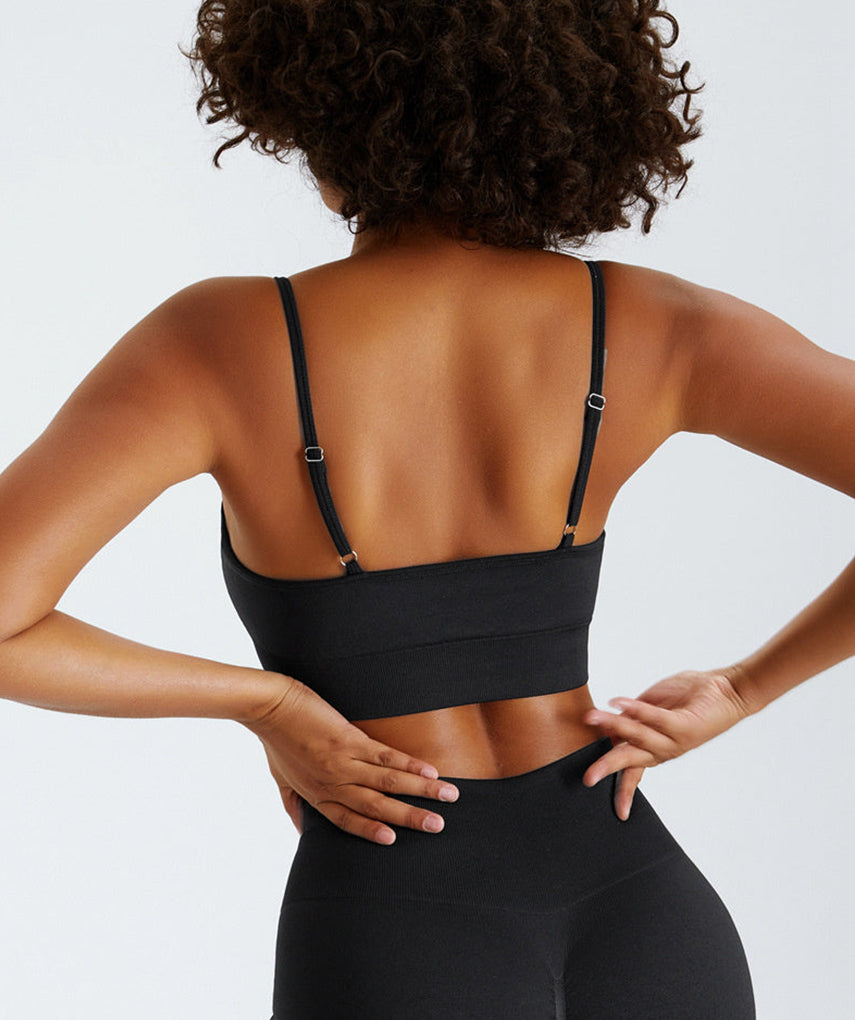 True Seamless Sports Bra - Schwarz vrshWOMENS