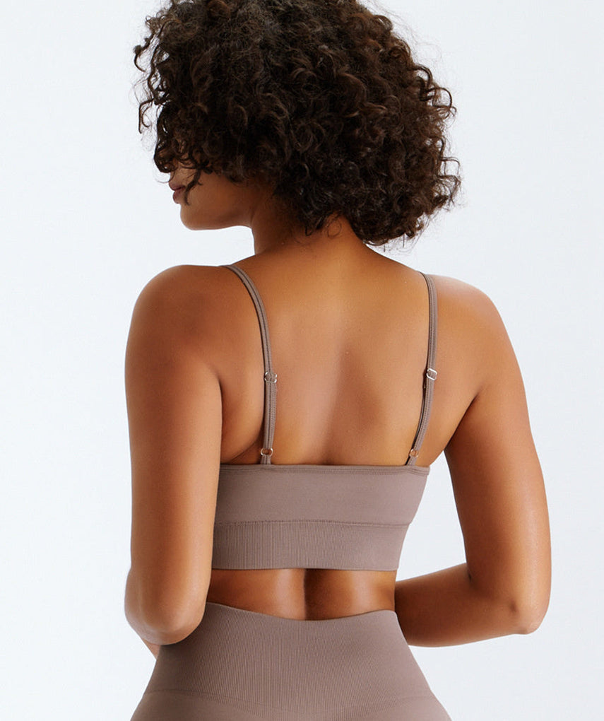 True Seamless Sports Bra - Taupe vrshWOMENS