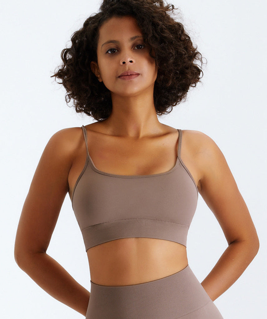 True Seamless Sports Bra - Taupe vrshWOMENS
