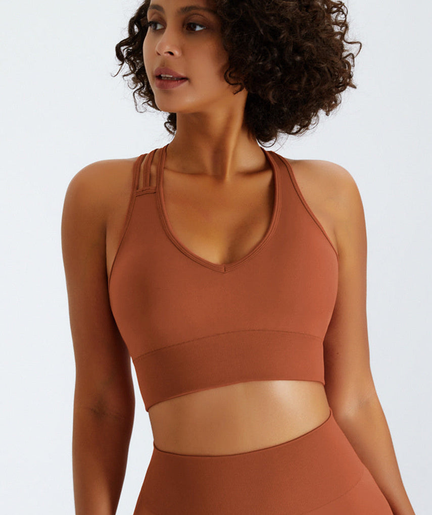 True Seamless X-Top - Orange vrshWOMENS