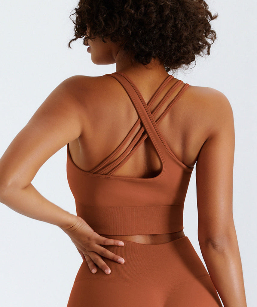 True Seamless X-Top - Orange vrshWOMENS