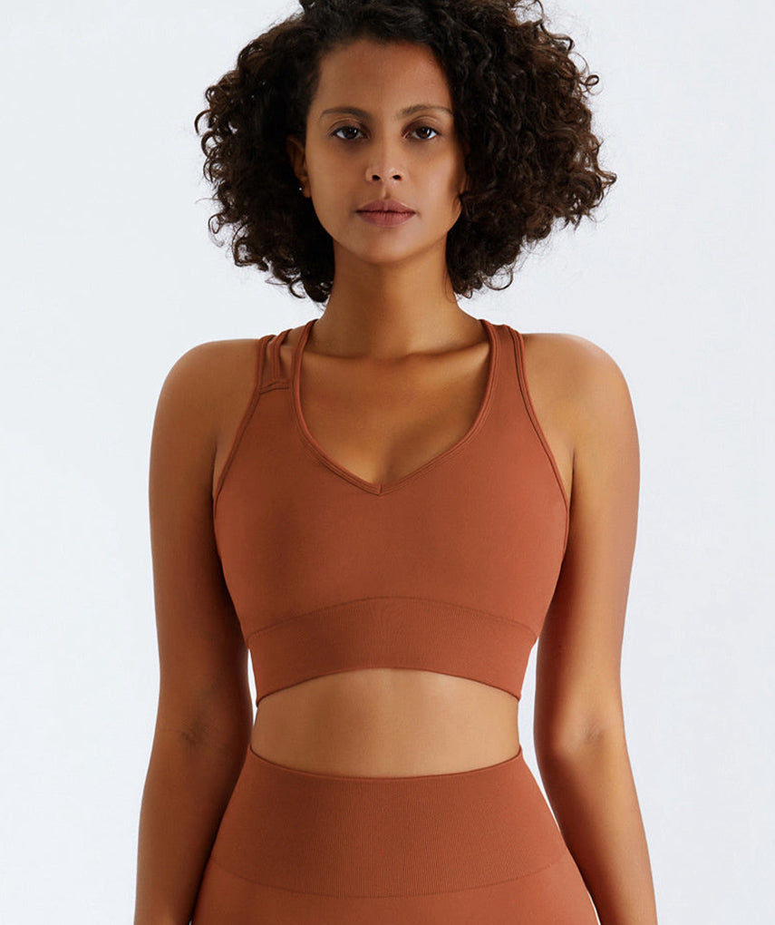 True Seamless X-Top - Orange vrshWOMENS