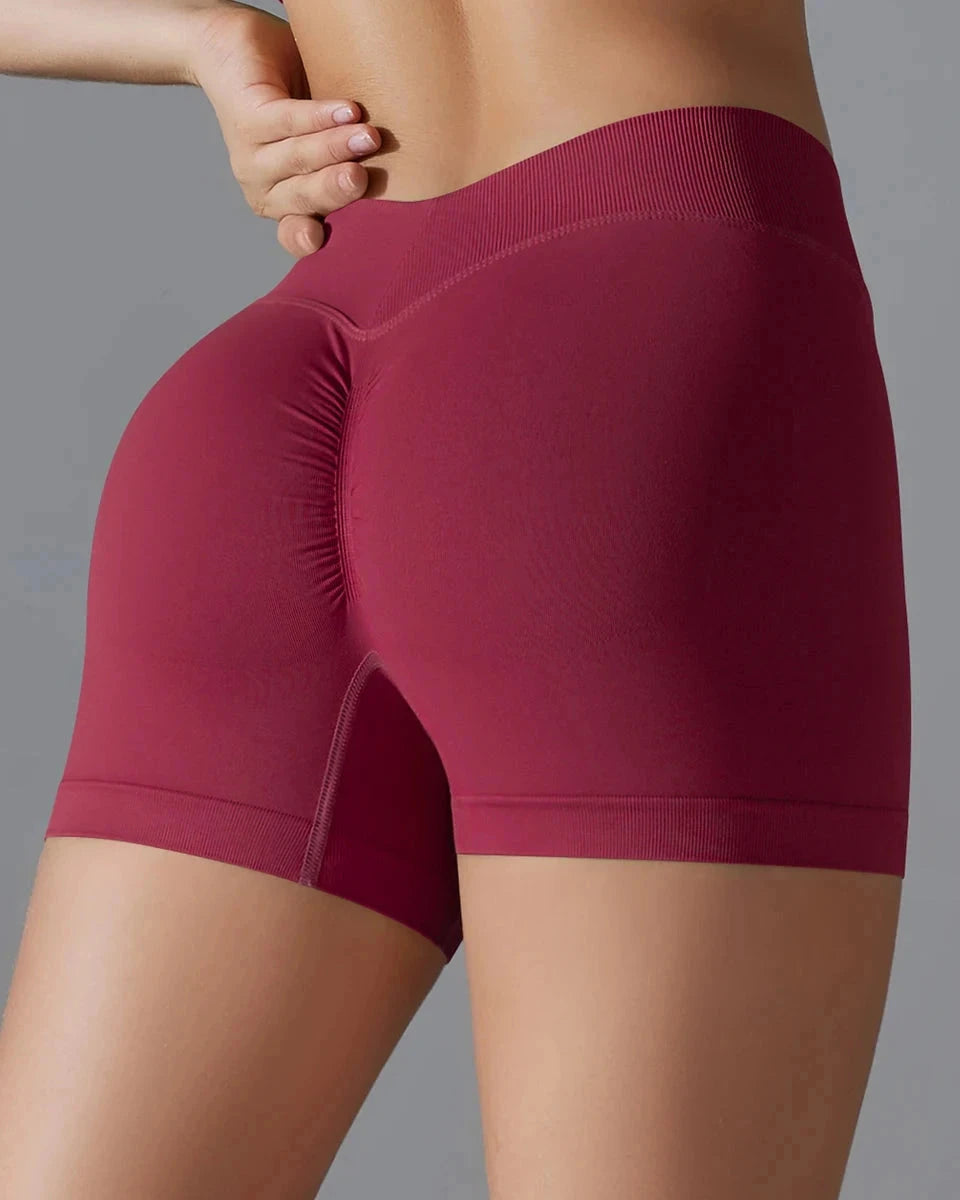 Pure Scrunch V-Back Shorts vrshAMBITION