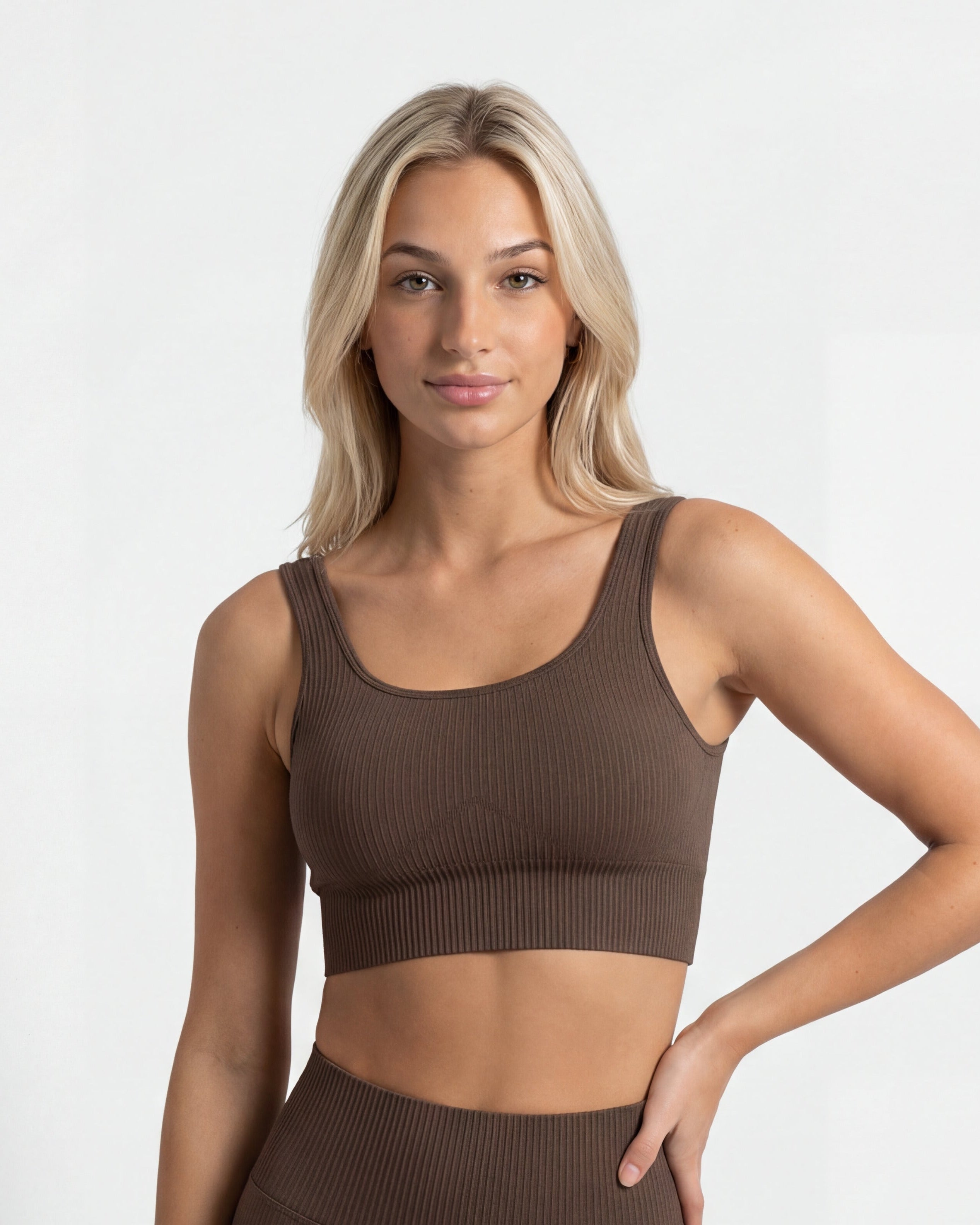 Seamless Rib Sport BH vrshWOMENS