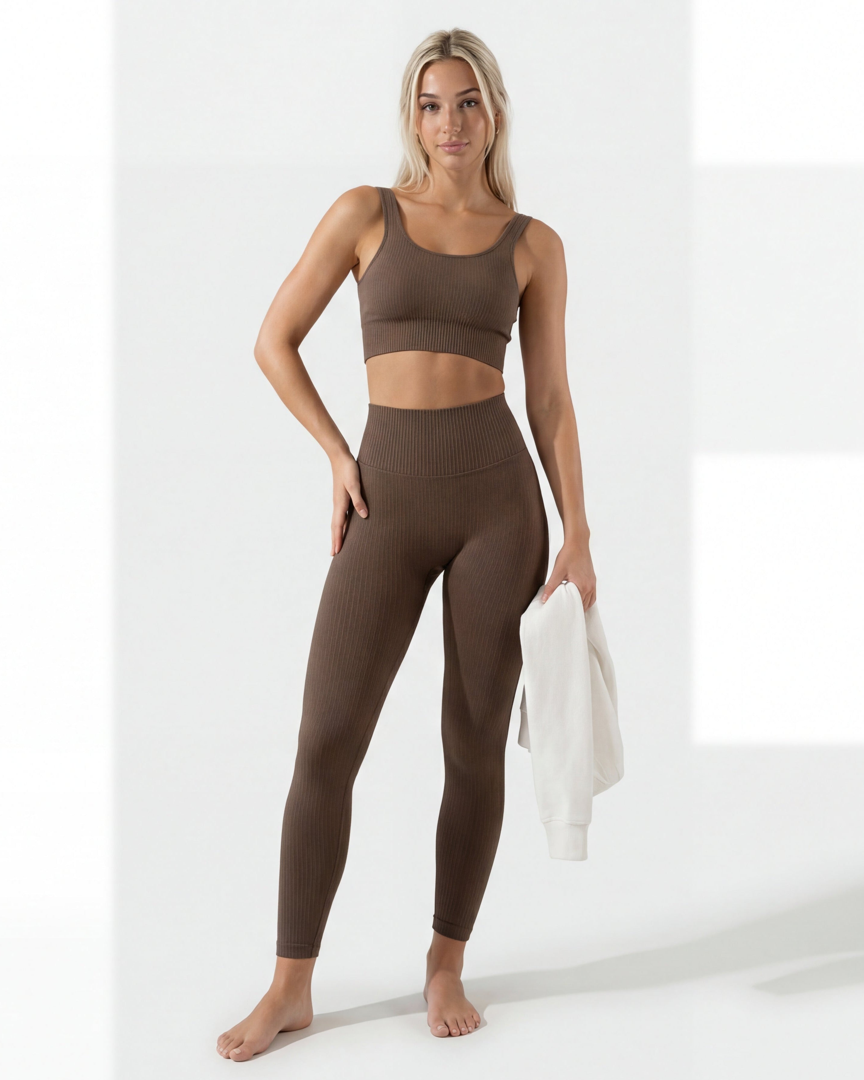 Seamless Rib Sport BH vrshWOMENS