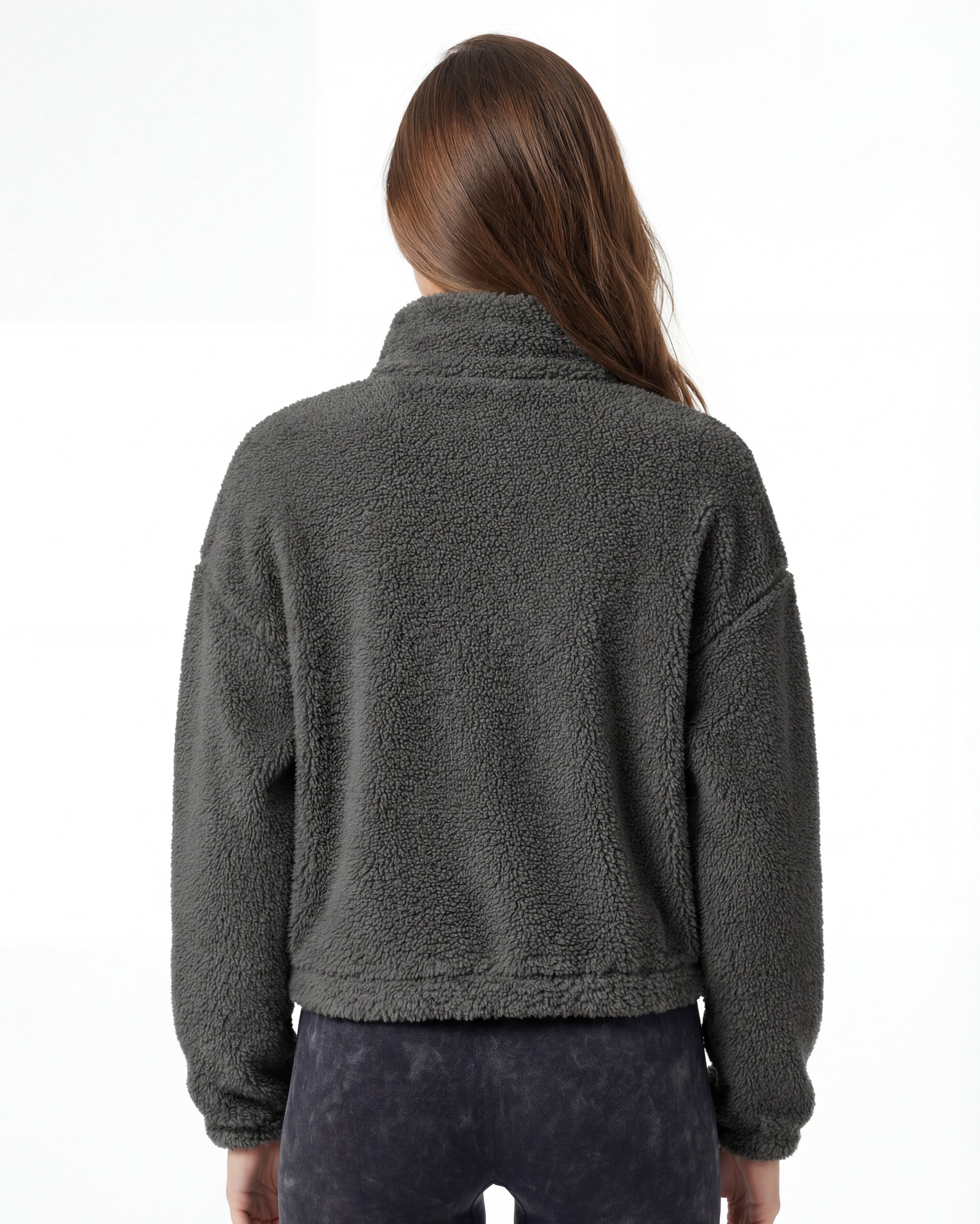 Teddy Half-Zip Fleece Pullover