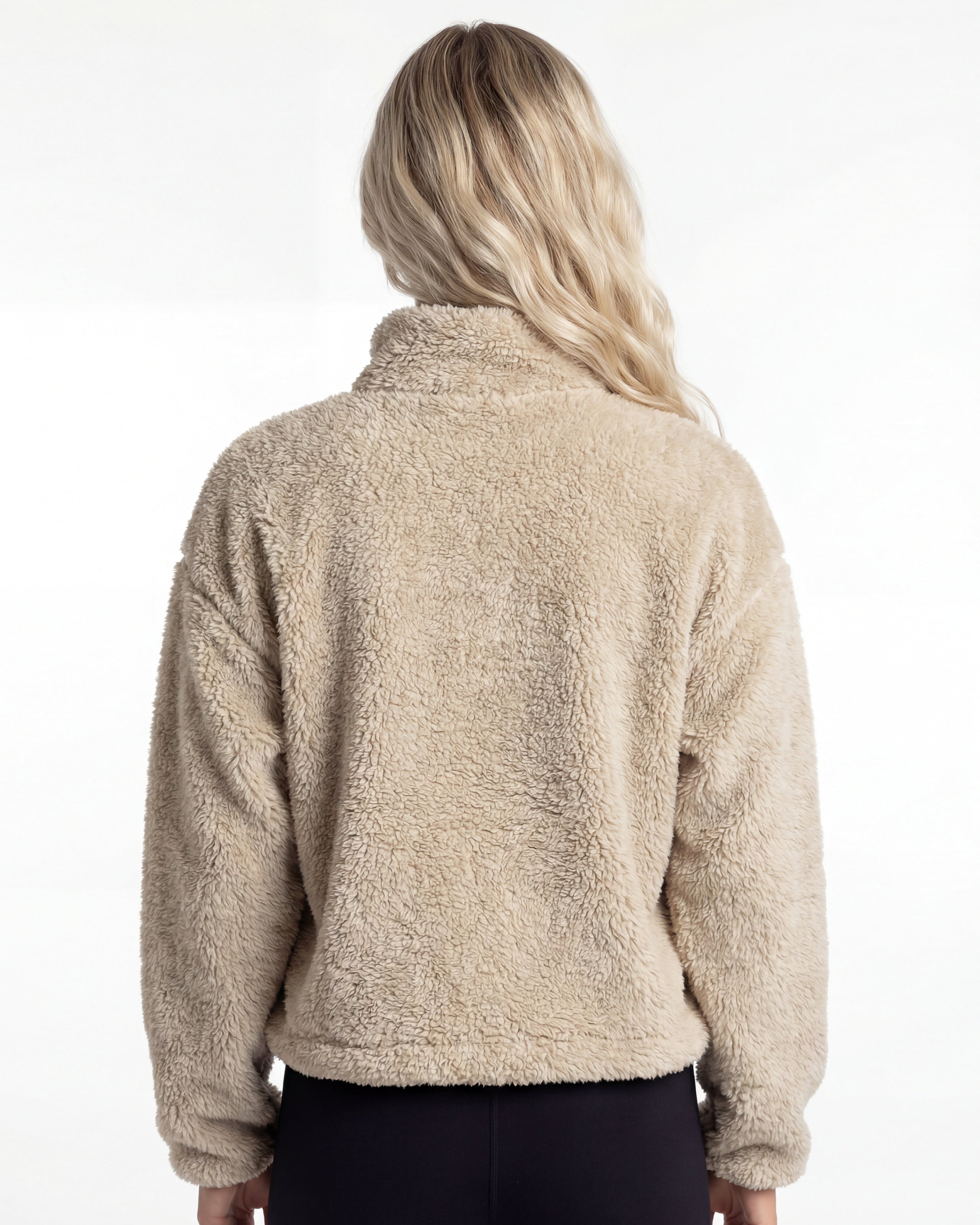 Teddy Half-Zip Fleece Pullover