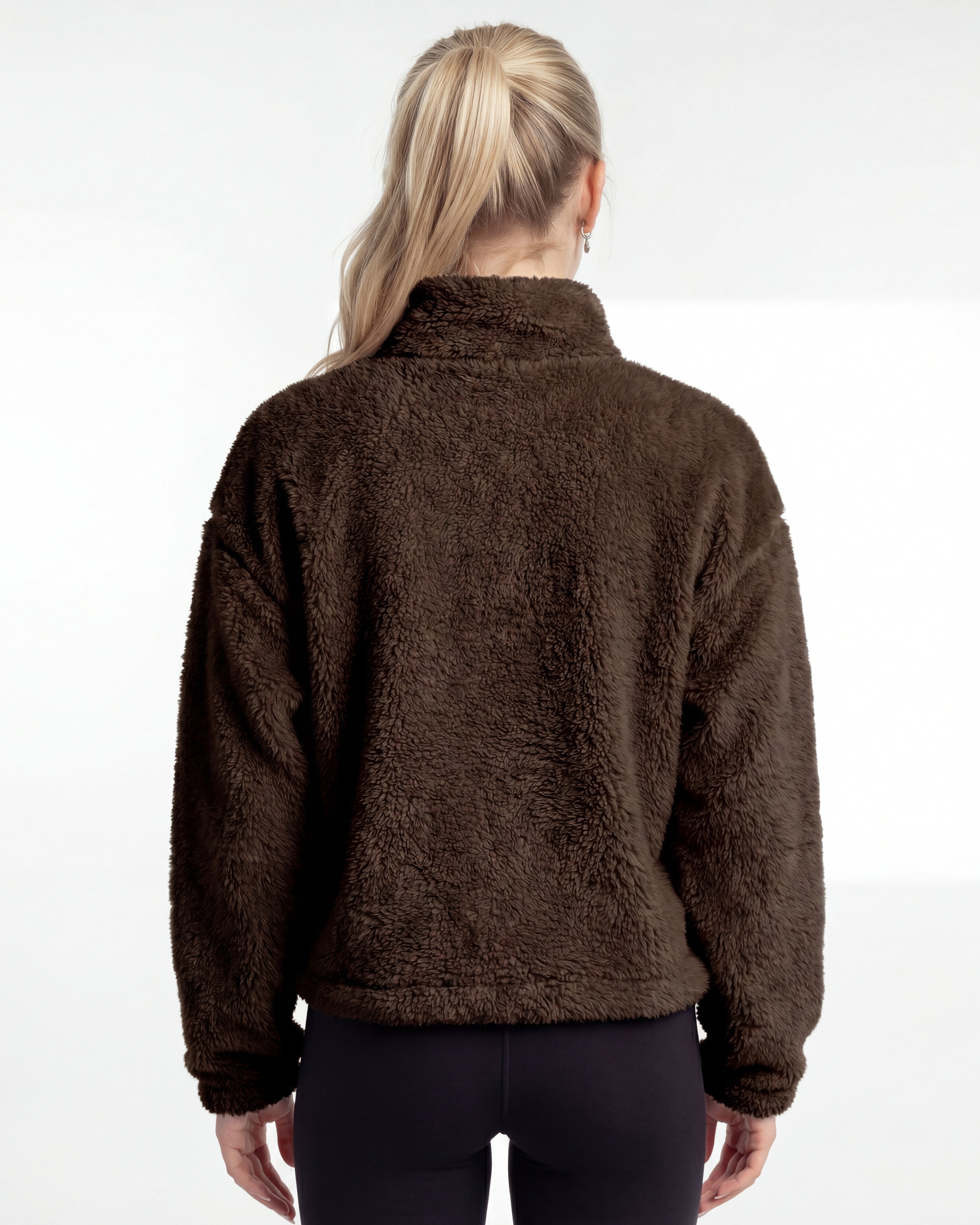 Teddy Half-Zip Fleece Pullover