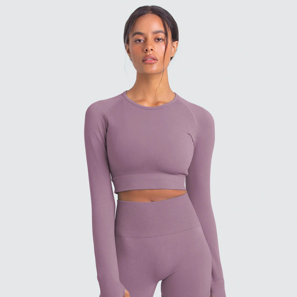 Adapt Seamless Long Sleeve Crop Top