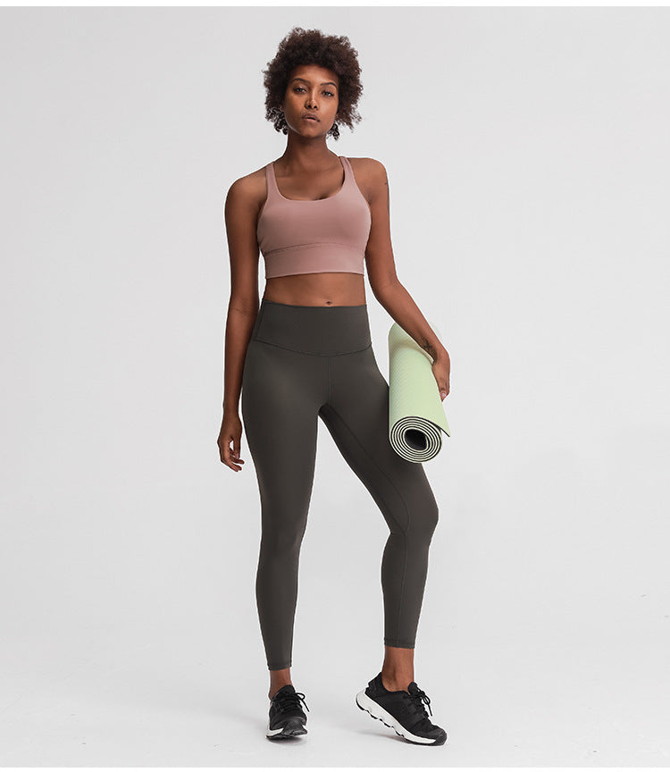 Mindstream Seamless Cross Sport BH - Altrosa vrshWOMENS