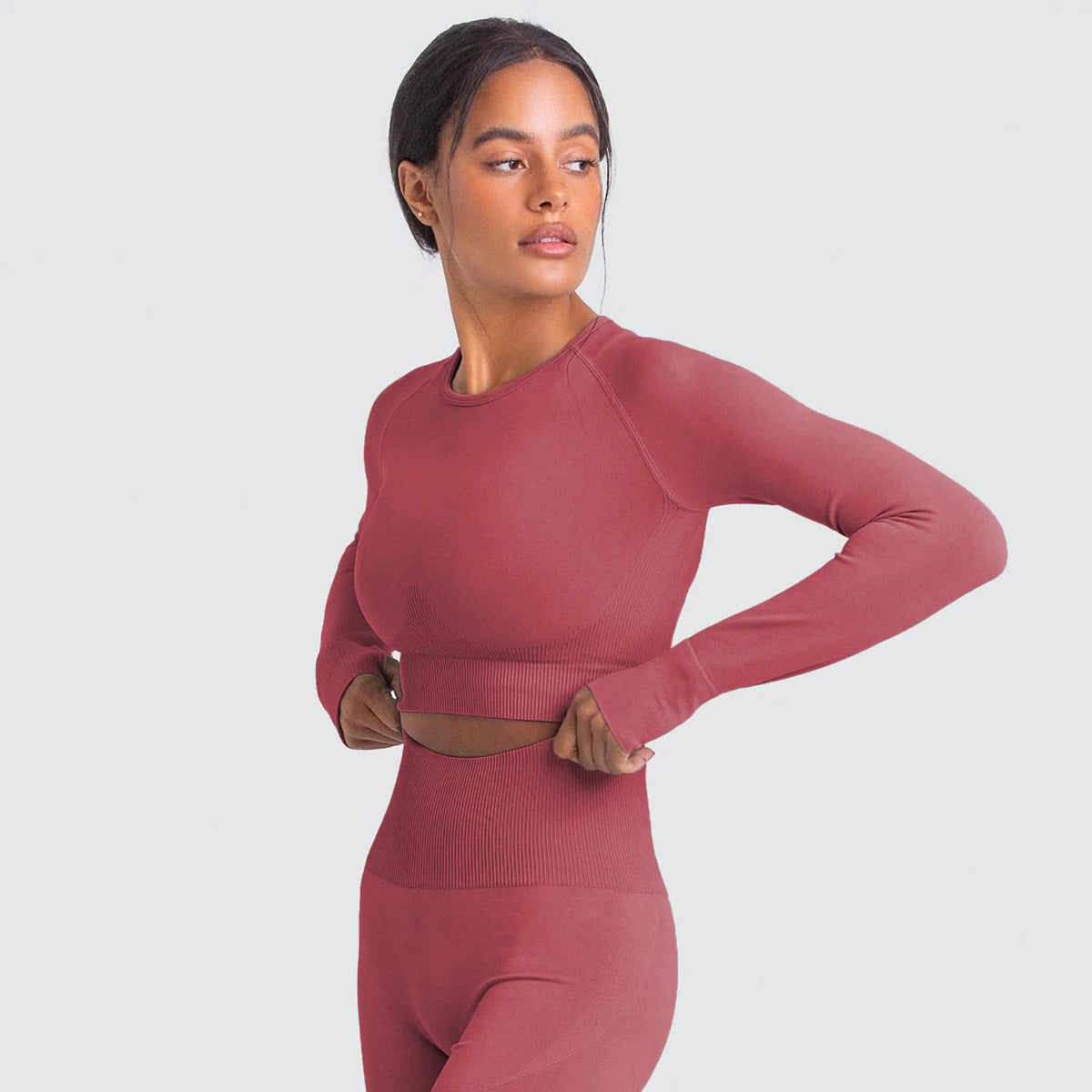 Adapt Seamless Long Sleeve Crop Top
