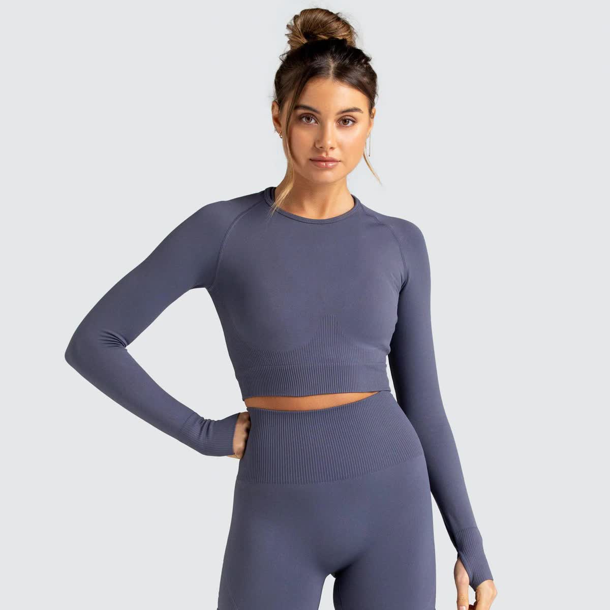 Adapt Seamless Long Sleeve Crop Top